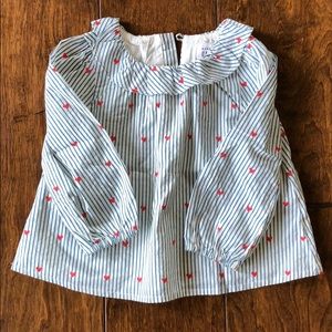 Baby Gap Heart Blouse